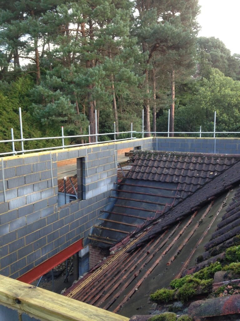 2 story extension rear