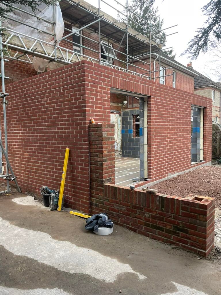 single story ext on standard brick